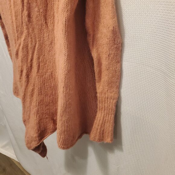 MM Lafleur Pink Yak Baby Alpaca Blend Knit  Open Jardigan size Small Cozy - Picture 4 of 9